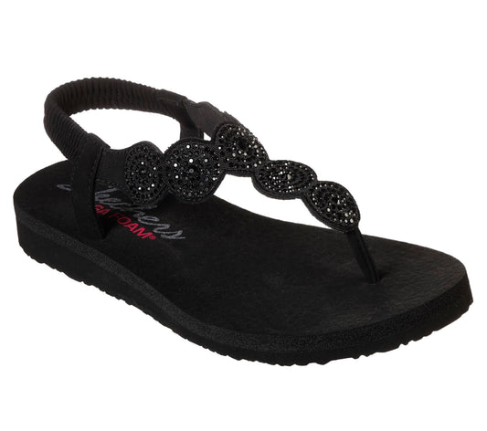 Skechers Sandale dama MEDITATION STARS & SPARKLE 31755 negru ID2070-NG