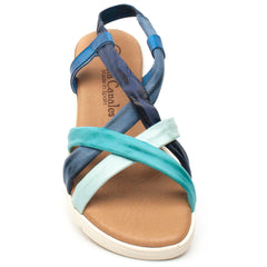 Lola Canales sandale dama 100 Lola Canales bleumarin ID2108-BLM