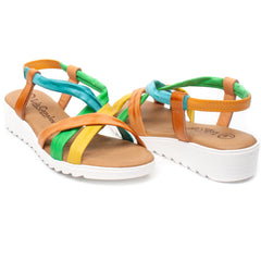 Lola Canales sandale dama 100 Lola Canales multicolor ID2108-MCL
