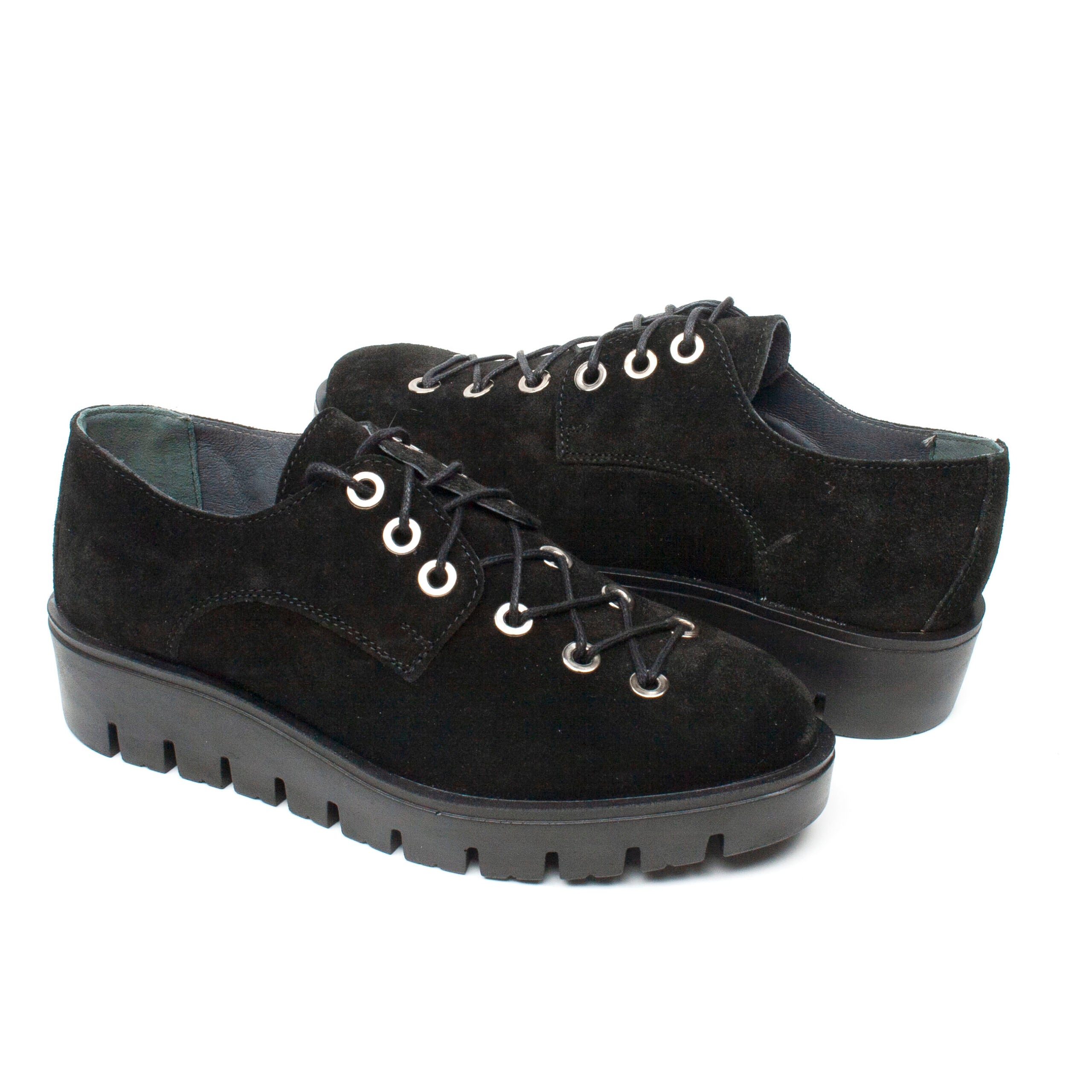 Osso pantofi dama negru velur ID2182-NGV