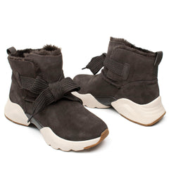 Tamaris ghete dama fashletics taupe velur ID2186-TPEV