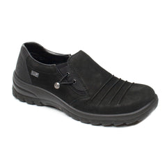 Rieker pantofi dama negru nubuk ID2206-NGN