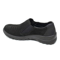 Rieker pantofi dama negru nubuk ID2206-NGN