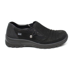 Rieker pantofi dama negru nubuk ID2206-NGN