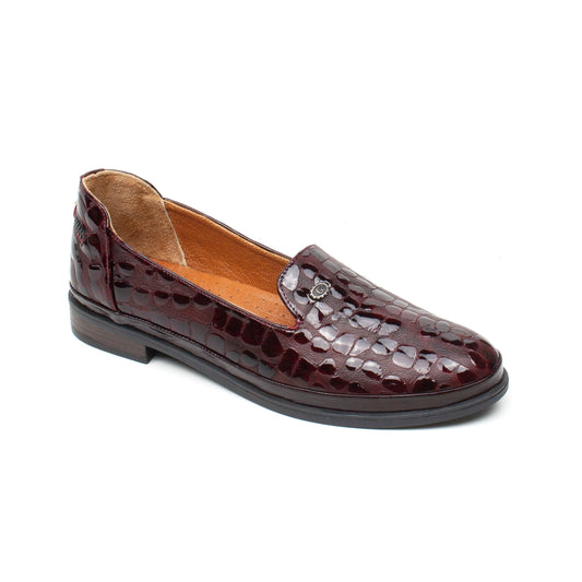 Anna Viotti Pantofi dama bordo lac ID2214-BRDL