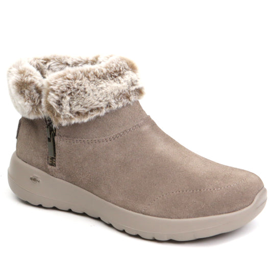 Skechers Ghete dama,On the GO Joy 144003 taupe velur ID2246-TPEV