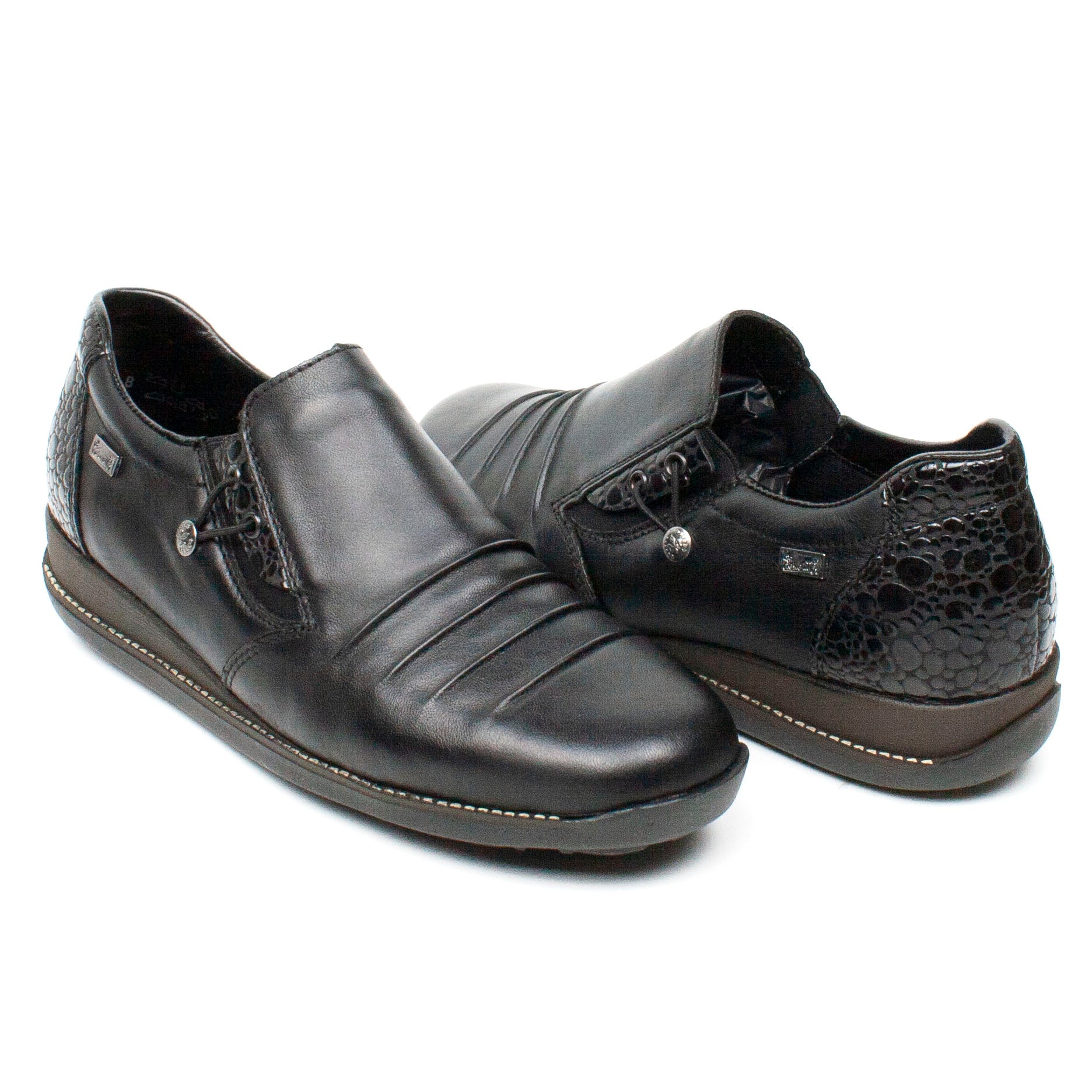 Rieker pantofi dama schwarz negru ID2348-NG