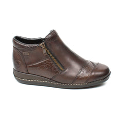 Rieker ghete dama,Cristallino Crocodile Ambor maro ID2372-MARO