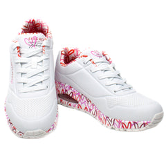 Skechers Pantofi dama sport 155506 alb+multicolor ID2400-ALB.MCL