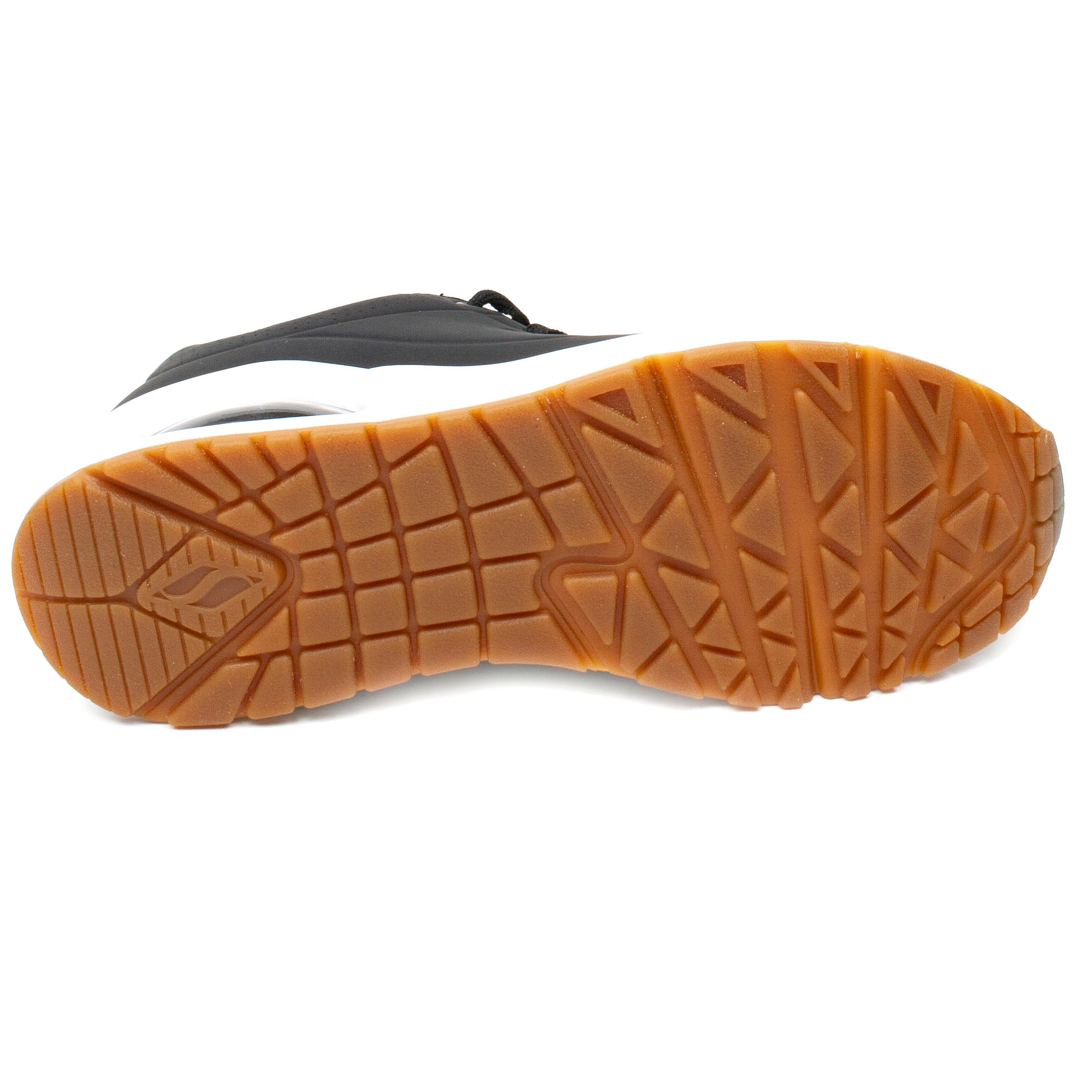 Skechers Pantofi dama sport 73690 negru cu talpa alba negru ID2403-NG