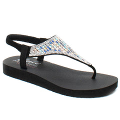Skechers sandale dama 31560 negru+multicolor ID2519-NG.MCL