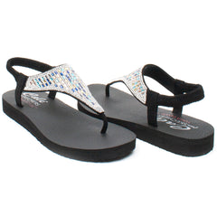 Skechers sandale dama 31560 negru+multicolor ID2519-NG.MCL