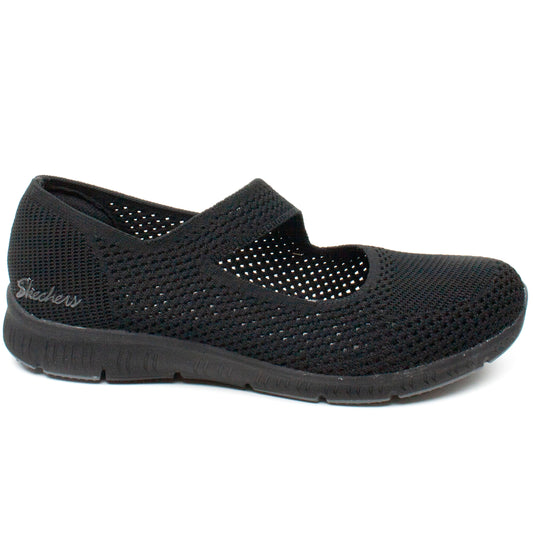 Skechers Pantofi dama perforati 100349 negru ID2523-NG