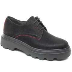 Catali Shoes Pantofi dama 212631NBK negru nubuk ID2628-NGN