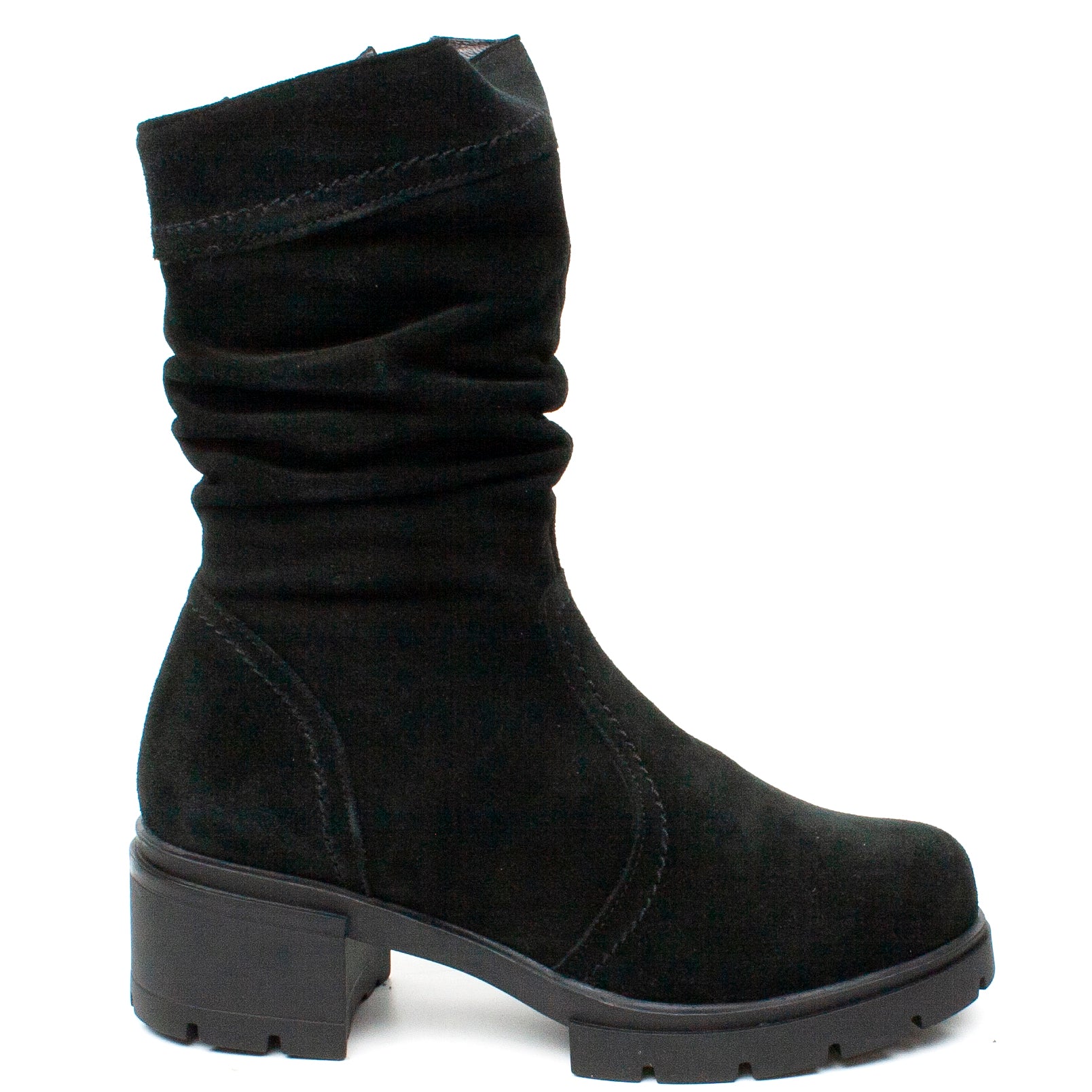 Catali Shoes ghete dama 212809SP negru velur ID2711-NGV