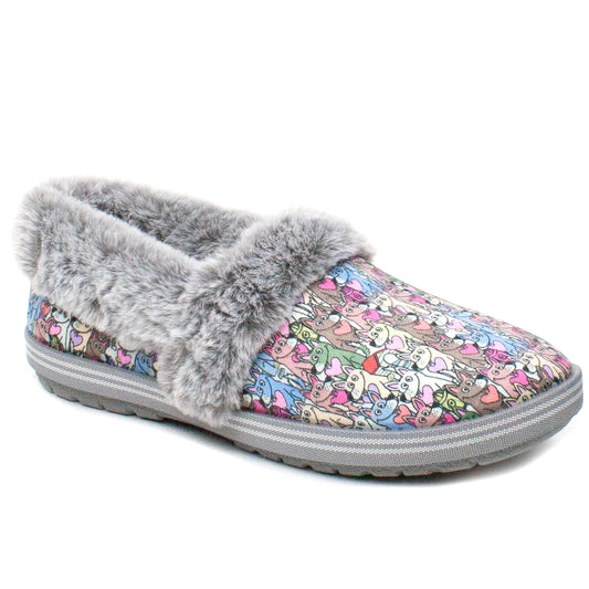 Skechers Papuci casa dama catei cu inimioare multicolor ID2793-MCL