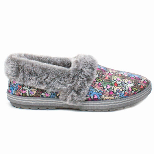 Skechers Papuci casa dama catei cu inimioare multicolor ID2793-MCL