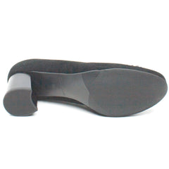 Conhpol Pantofi dama PFCRT 997 100 negru velur ID2884-NGV