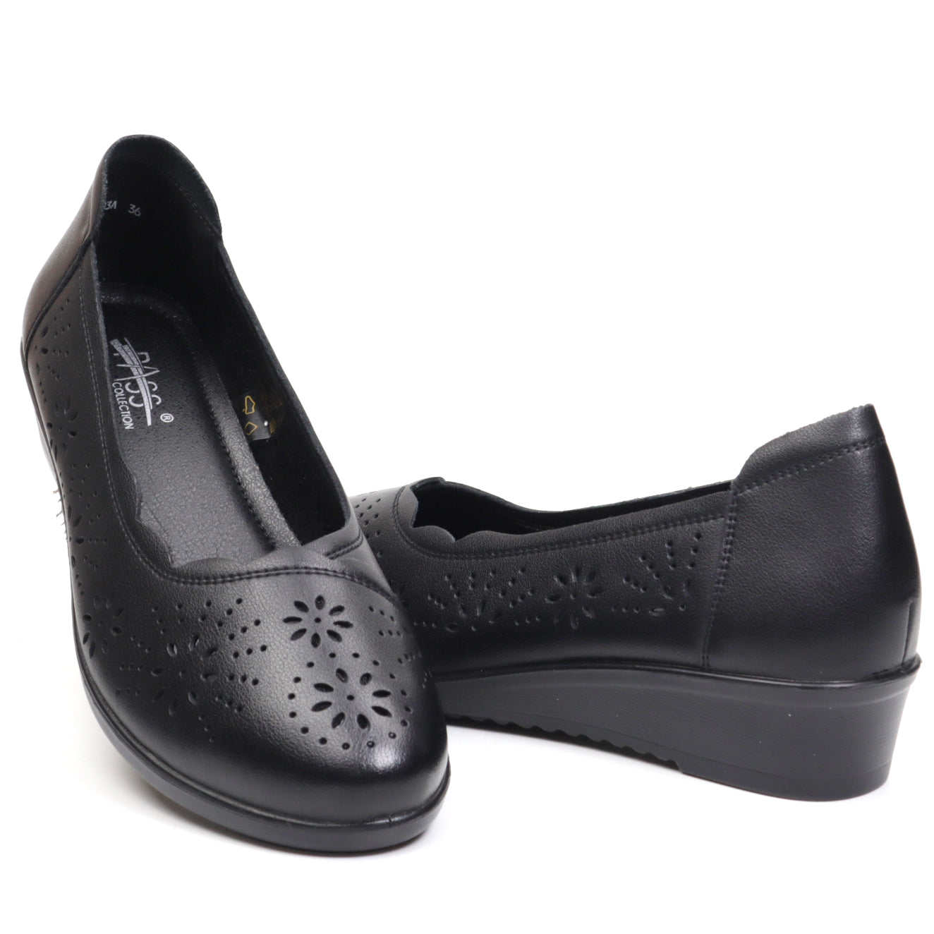 Pass Collection Pantofi dama primavara negru ID2905-NG