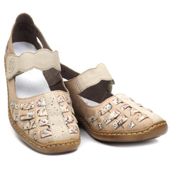 Rieker Pantofi dama primavara 41369 60 bej ID2943-BEJ