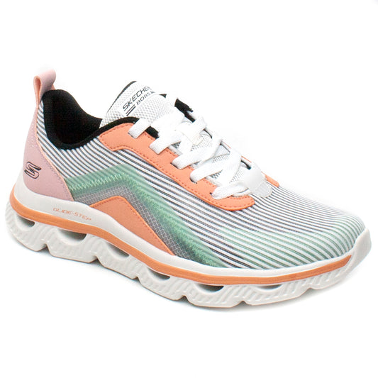 Skechers pantofi dama sport 117170 alb+multicolor ID2951-ALB.MCL