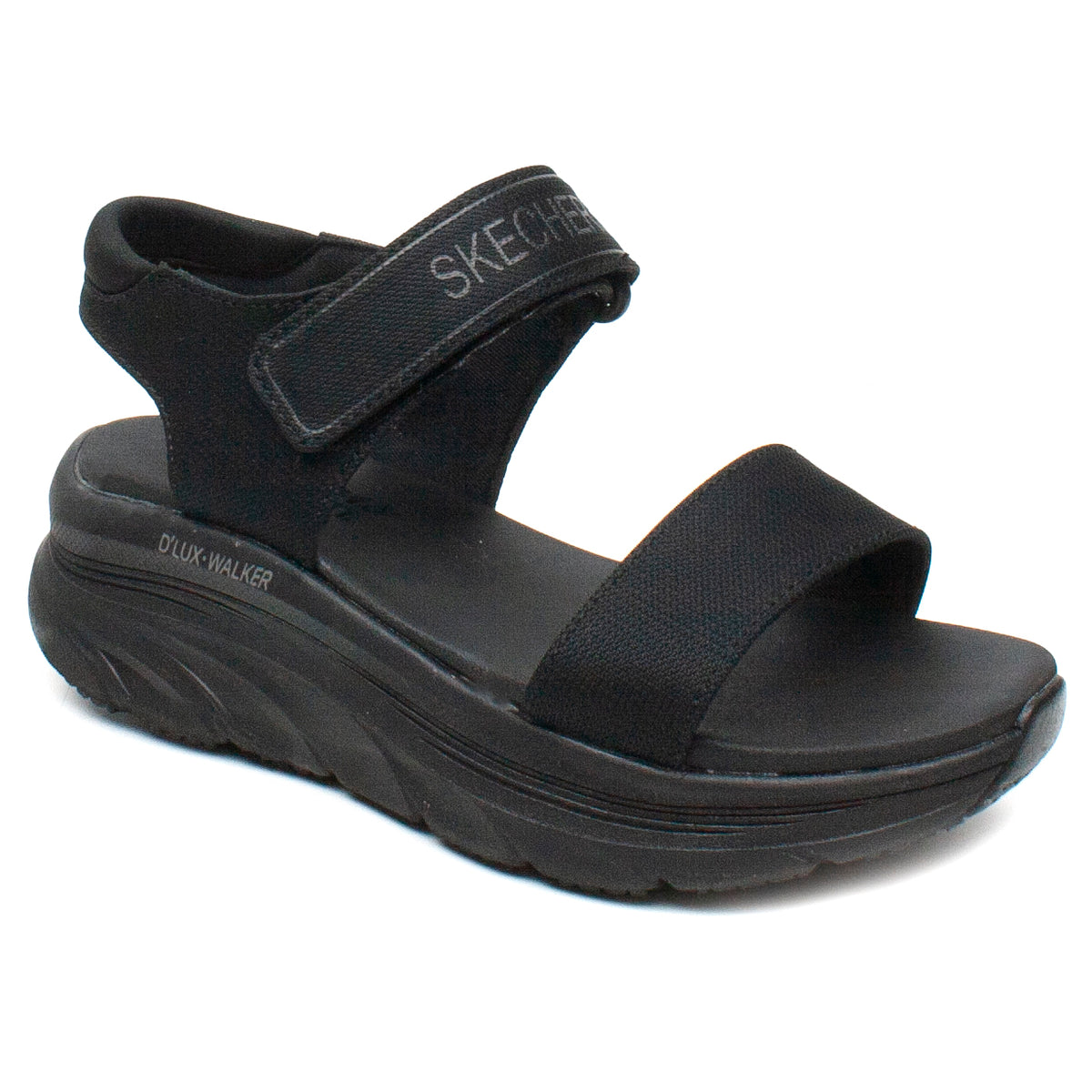 Skechers Sandale dama D'LUX WALKER NEW BLOCK 119226 negru ID3000-NG