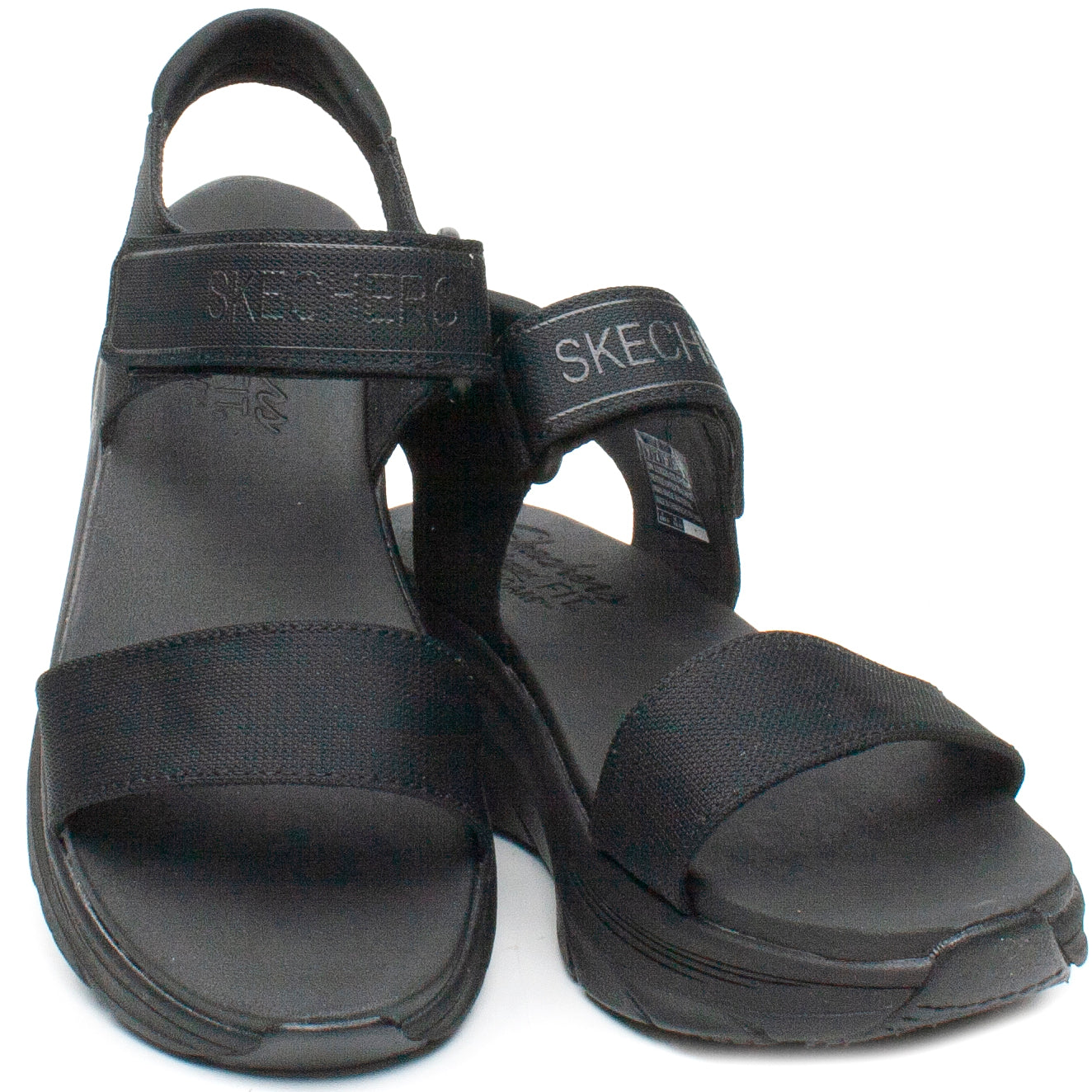 Skechers Sandale dama D'LUX WALKER NEW BLOCK 119226 negru ID3000-NG