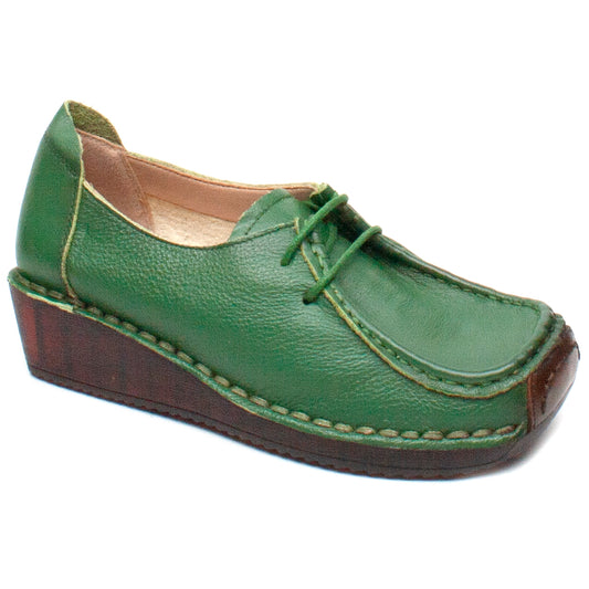 Formazione Pantofi dama 196 verde ID3091-VRD