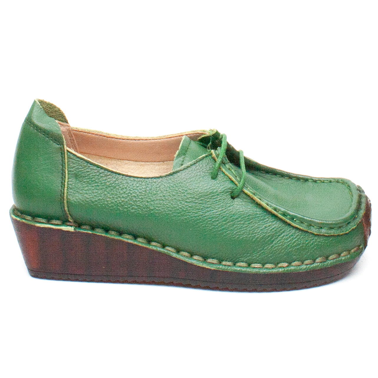Formazione Pantofi dama 196 verde ID3091-VRD