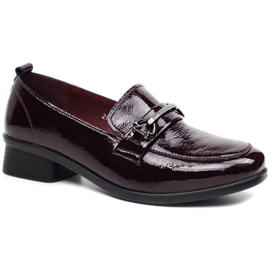 Formazione Pantofi dama 21735 bordo lac ID3113-BRDL