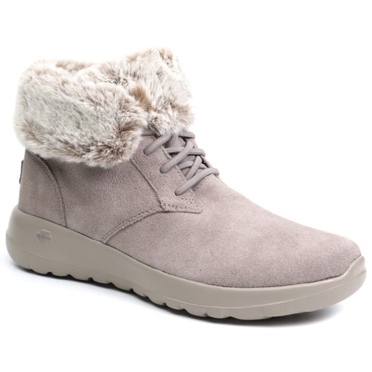 Skechers Ghete dama Plush Dreams 144042 taupe velur ID3128-TPEV