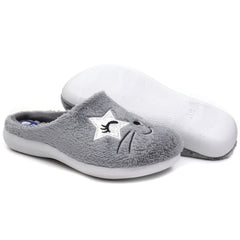Inblu Papuci dama casa EC85 gri ID3261-GRI