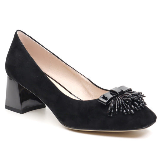 Epica Pantofi dama K3K320016B 01 I negru velur ID3272-NGV