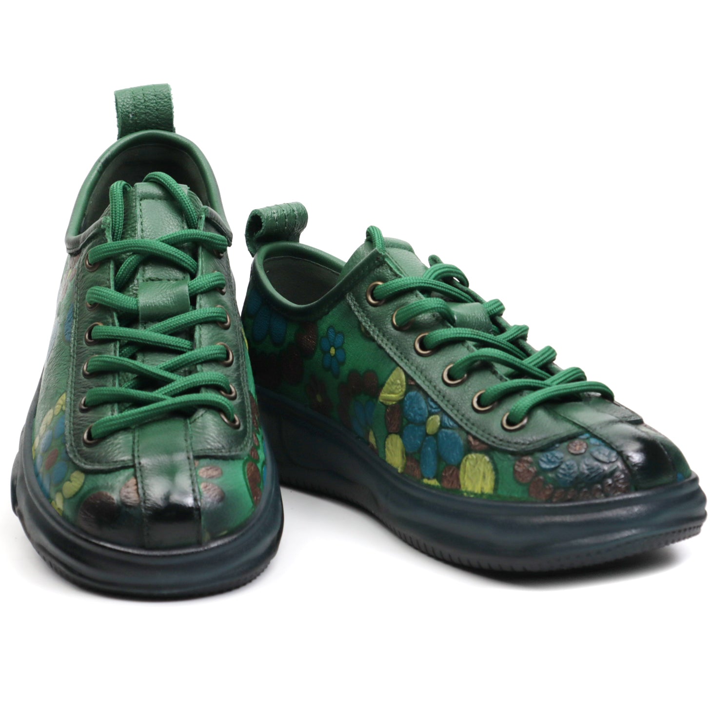 Formazione Pantofi dama 7866 verde ID3283-VRD
