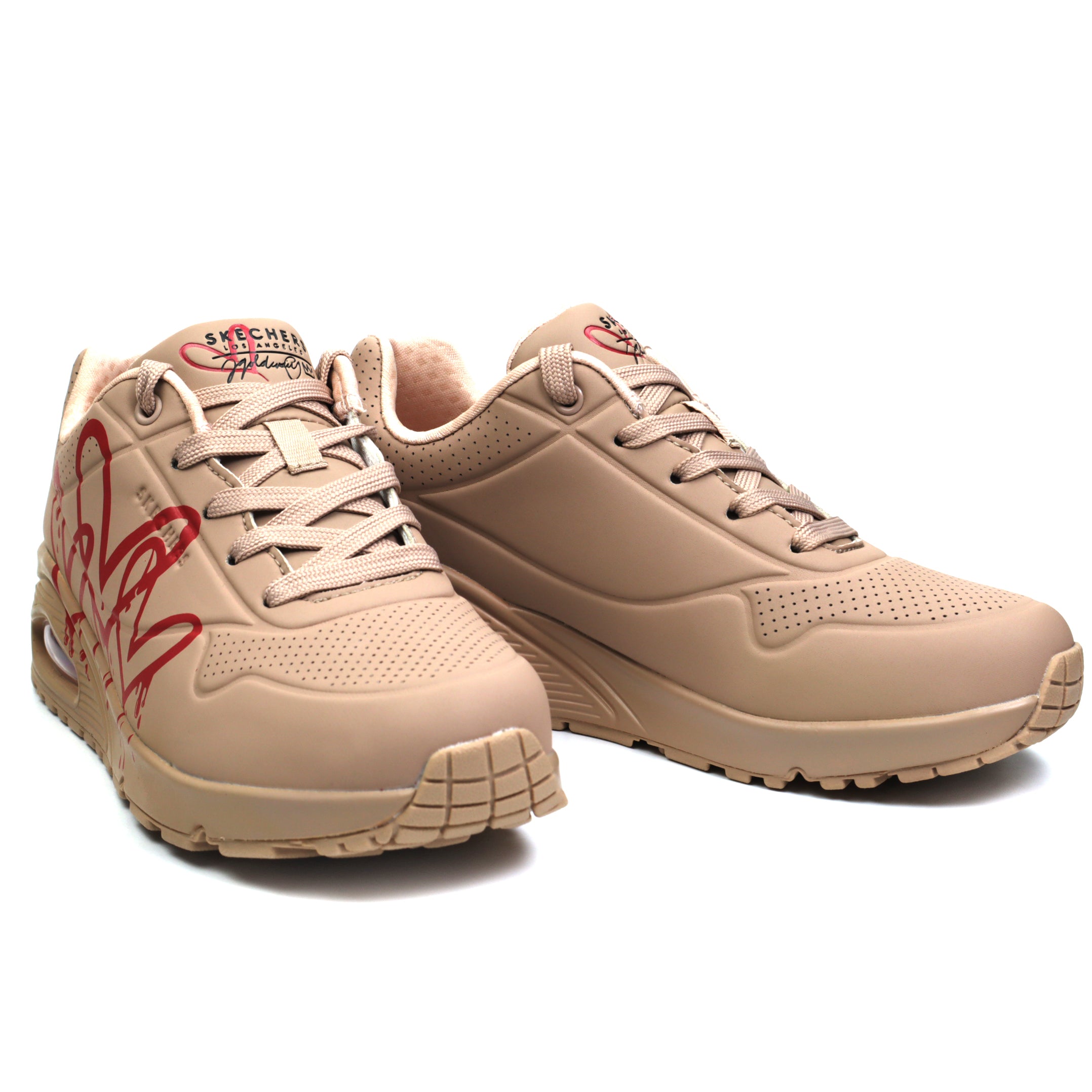 Skechers Pantofi dama sport Uno Dripping in Love 177980 NATURAL ID3294-NTRD