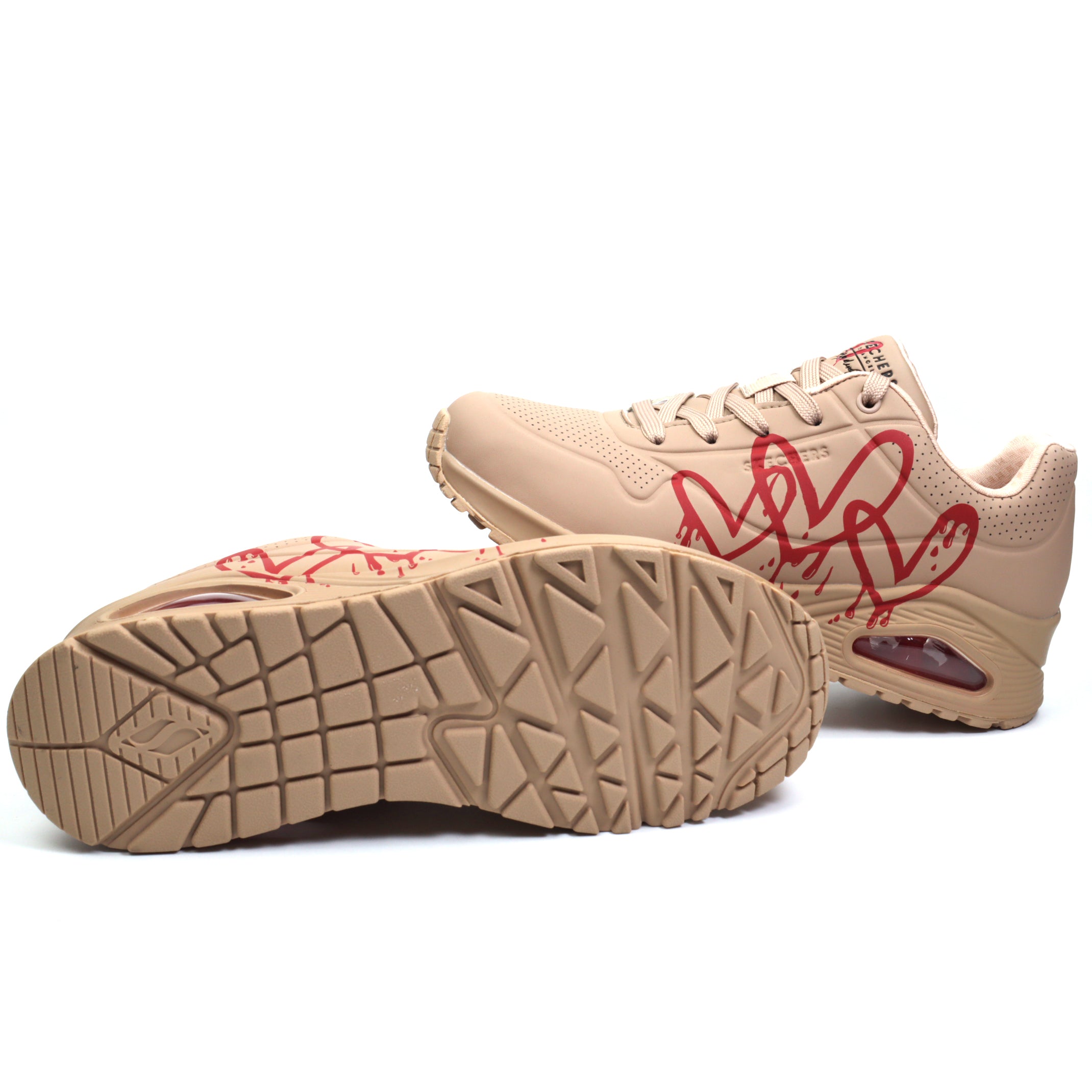Skechers Pantofi dama sport Uno Dripping in Love 177980 NATURAL ID3294-NTRD