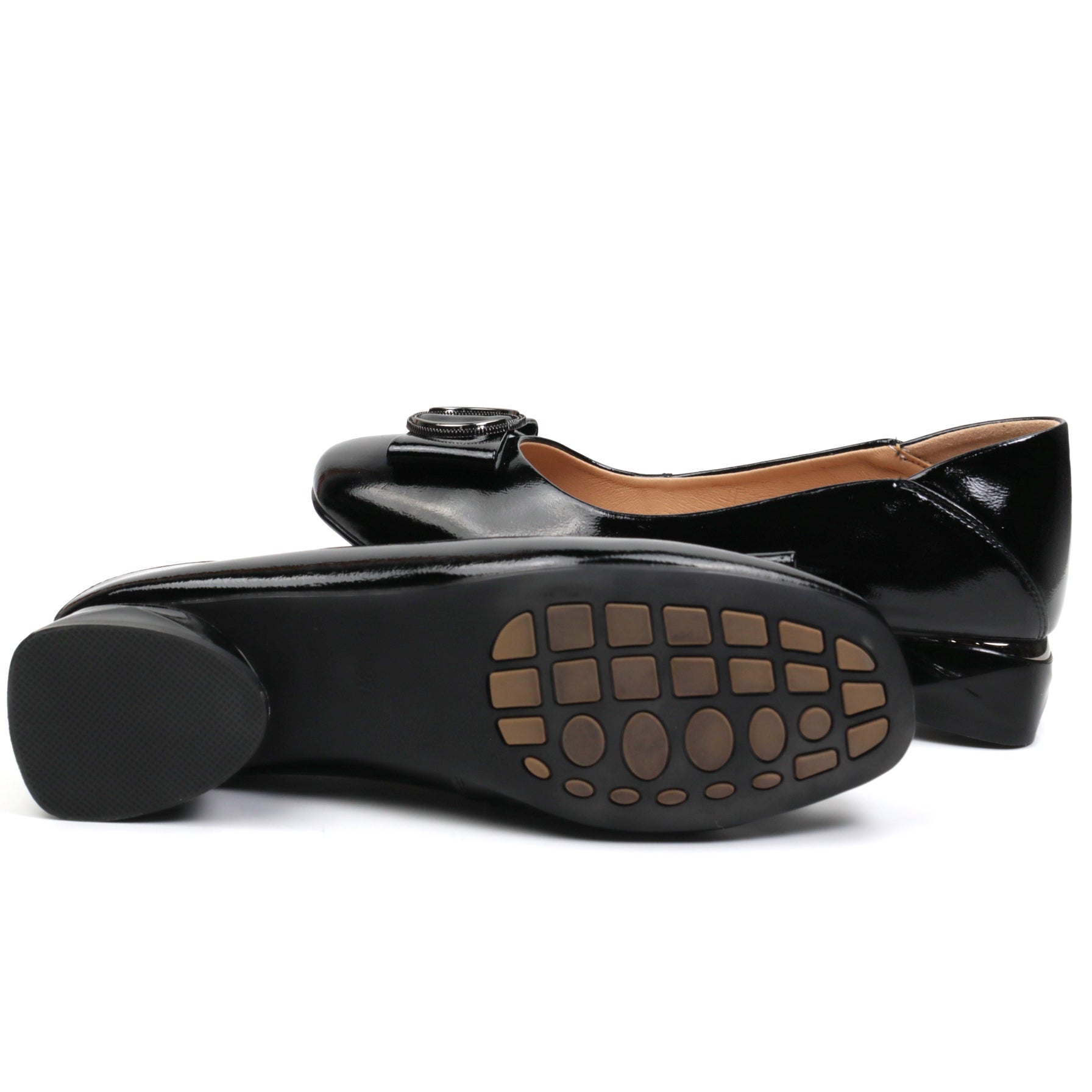 Pass Collection Pantofi dama M5M520012B 01 L negru lac ID3336-NGL