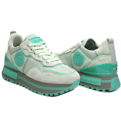 Liu Jo Sneaker dama MAXI WONDER 52 BA3085PX027S1331 vernil velur ID3387-VERV