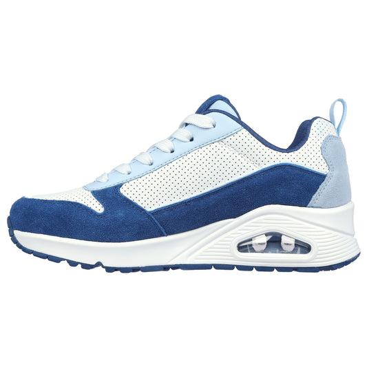 Skechers Pantofi dama sport UNO 2 MUCH FUN 177105 WHITE/BLUE ID3409-WBL