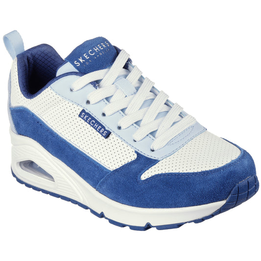 Skechers Pantofi dama sport UNO 2 MUCH FUN 177105 WHITE/BLUE ID3409-WBL