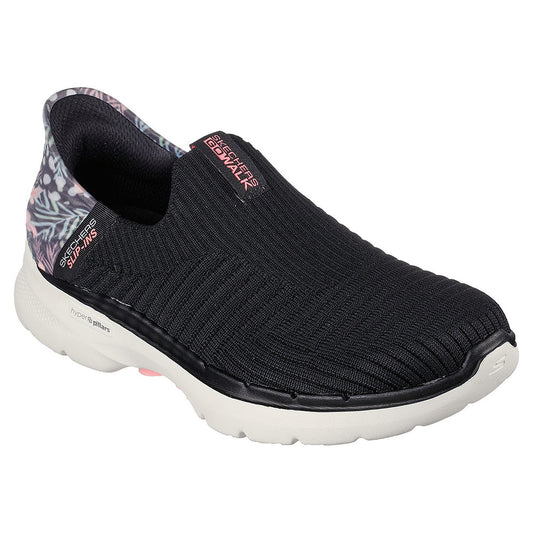 Skechers Pantofi dama sport GO WALK 124626 BLACK/PINK ID3410-BKPK