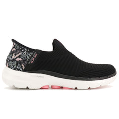 Skechers Pantofi dama sport GO WALK 124626 BLACK/PINK ID3410-BKPK