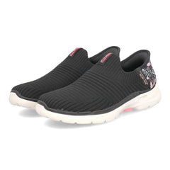 Skechers Pantofi dama sport GO WALK 124626 BLACK/PINK ID3410-BKPK