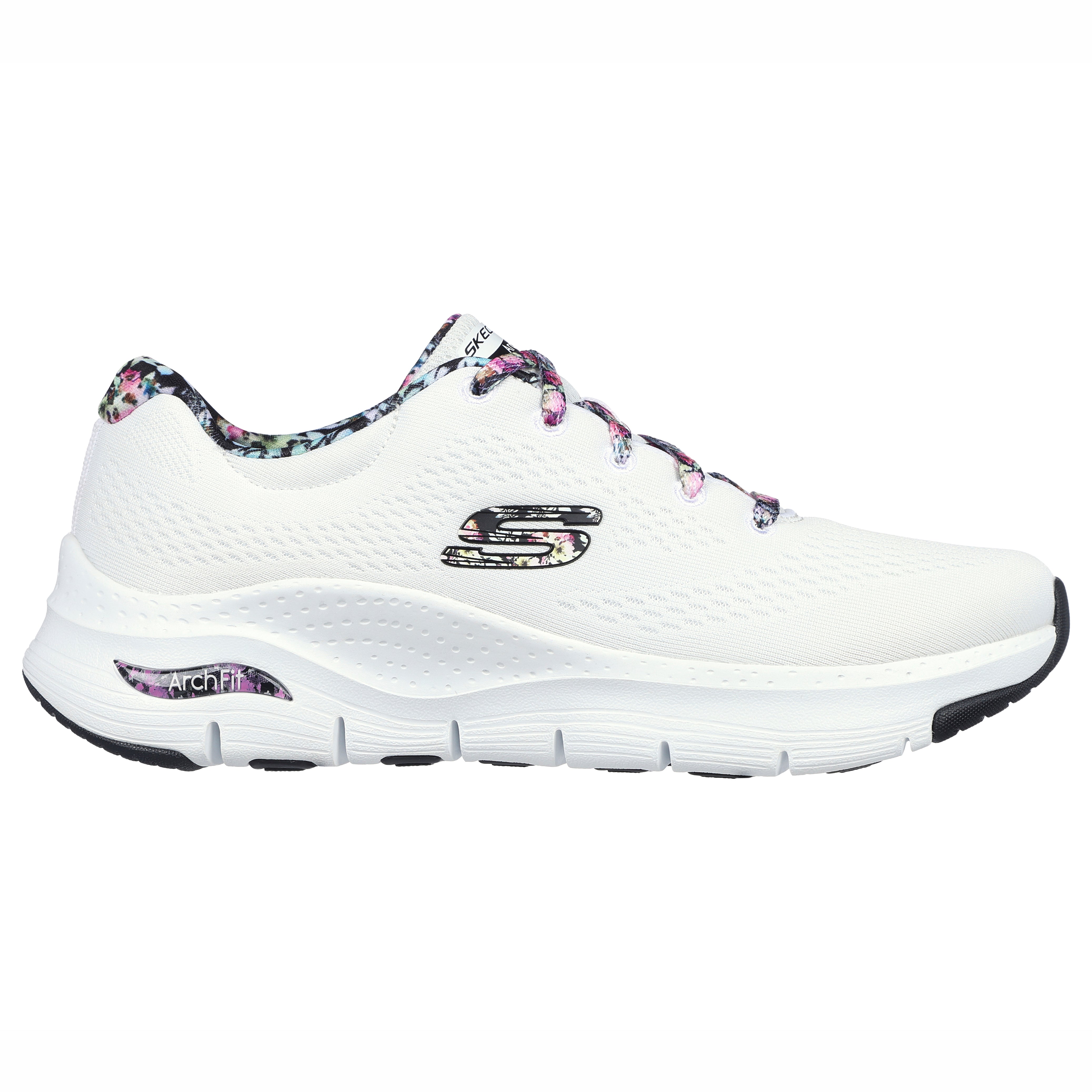 Skechers Pantofi dama sport ARCH FIT 149773 WHITE/MULTICOLOUR ID3416-WMLT