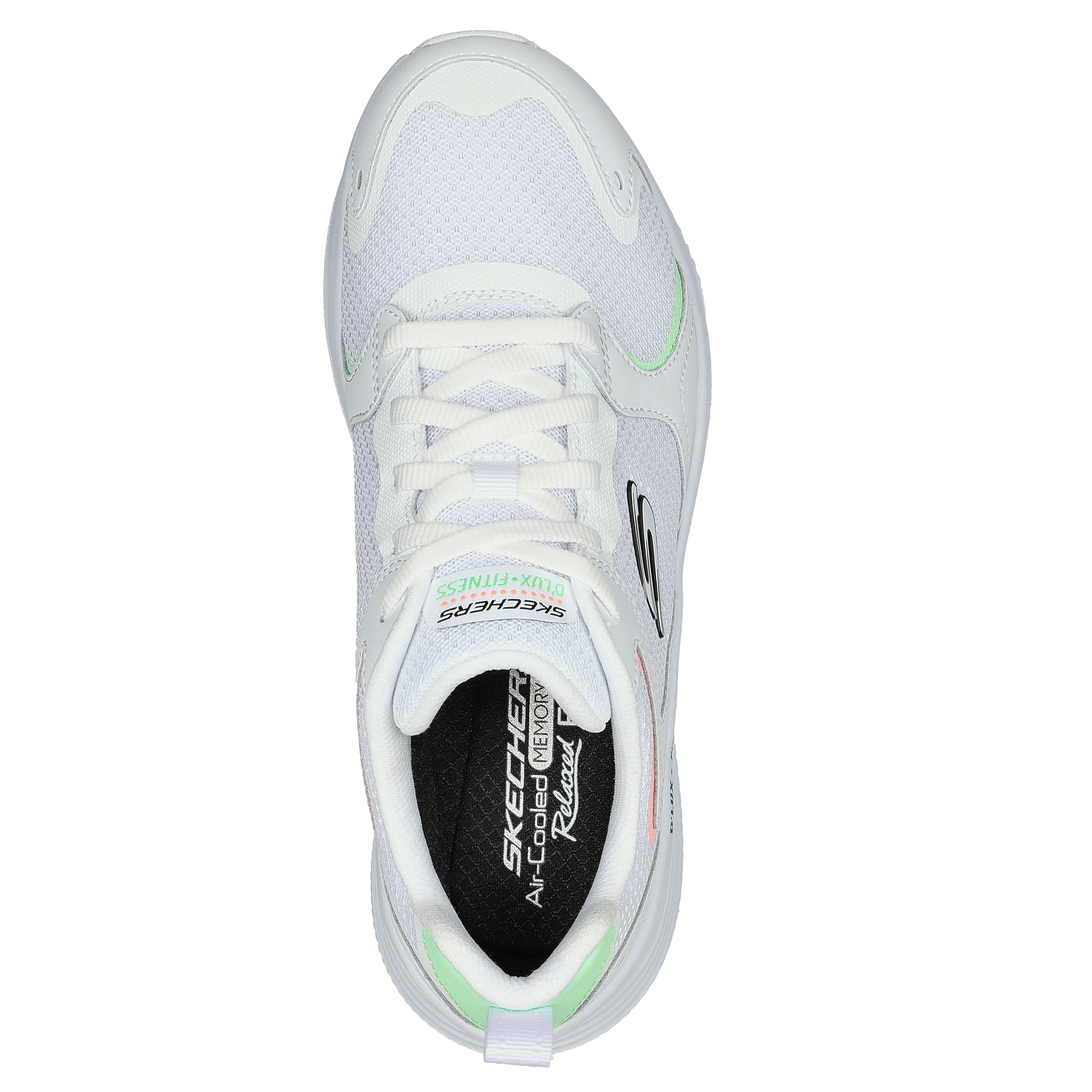 Skechers Pantofi dama sport D'LUX FITNESS 149847 WHITE/MULTICOLOUR ID3417-WMLT