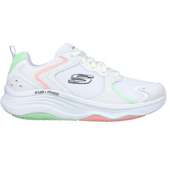 Skechers Pantofi dama sport D'LUX FITNESS 149847 WHITE/MULTICOLOUR ID3417-WMLT