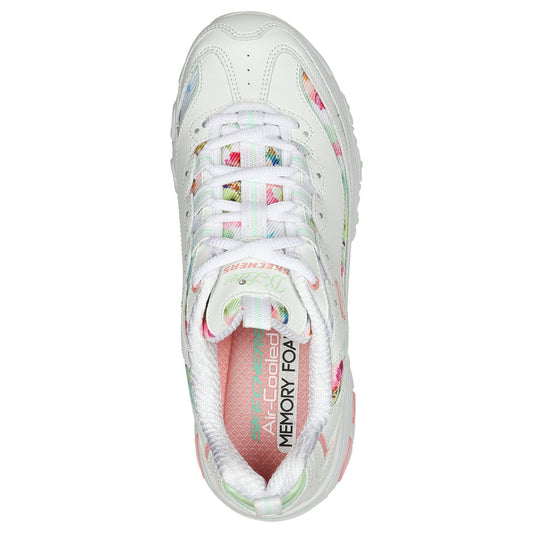 Skechers Pantofi dama sport D'LITES 149794 WHITE/MULTICOLOUR ID3418-WMLT