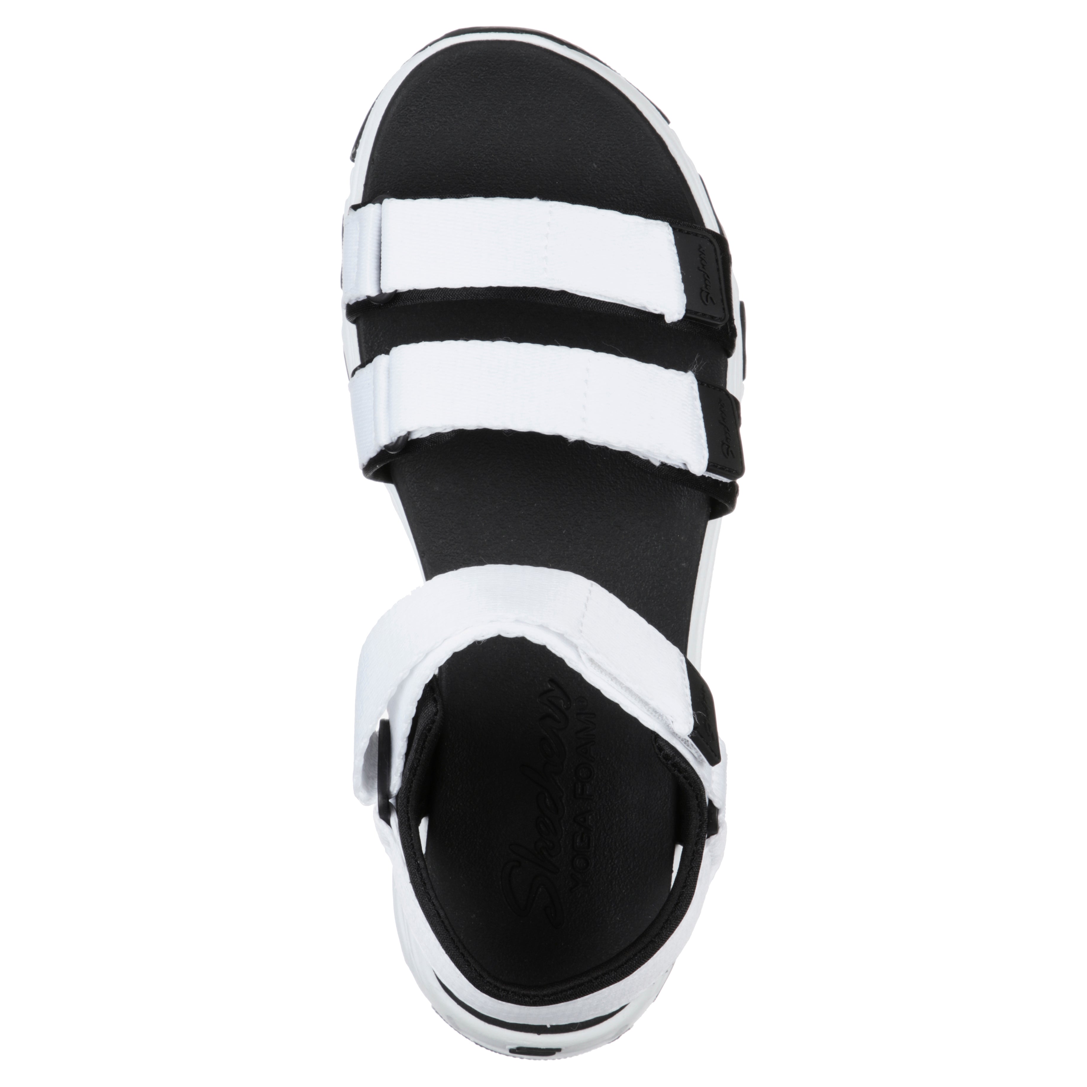 Skechers Sandale dama D'LITES FRESH CATCH 31514 WHITE/BLACK ID3491-WBK