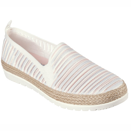 Skechers Espadrile dama FLEXPADRILLE3.0 SERENESWEETIE 113980 WHITE/MULTICOLOUR ID3498-WMLT