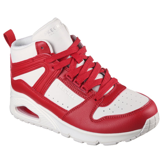 Skechers Ghete dama sport UNO HIGH REGARDS 177099 WHITE/RED ID3550-WRD